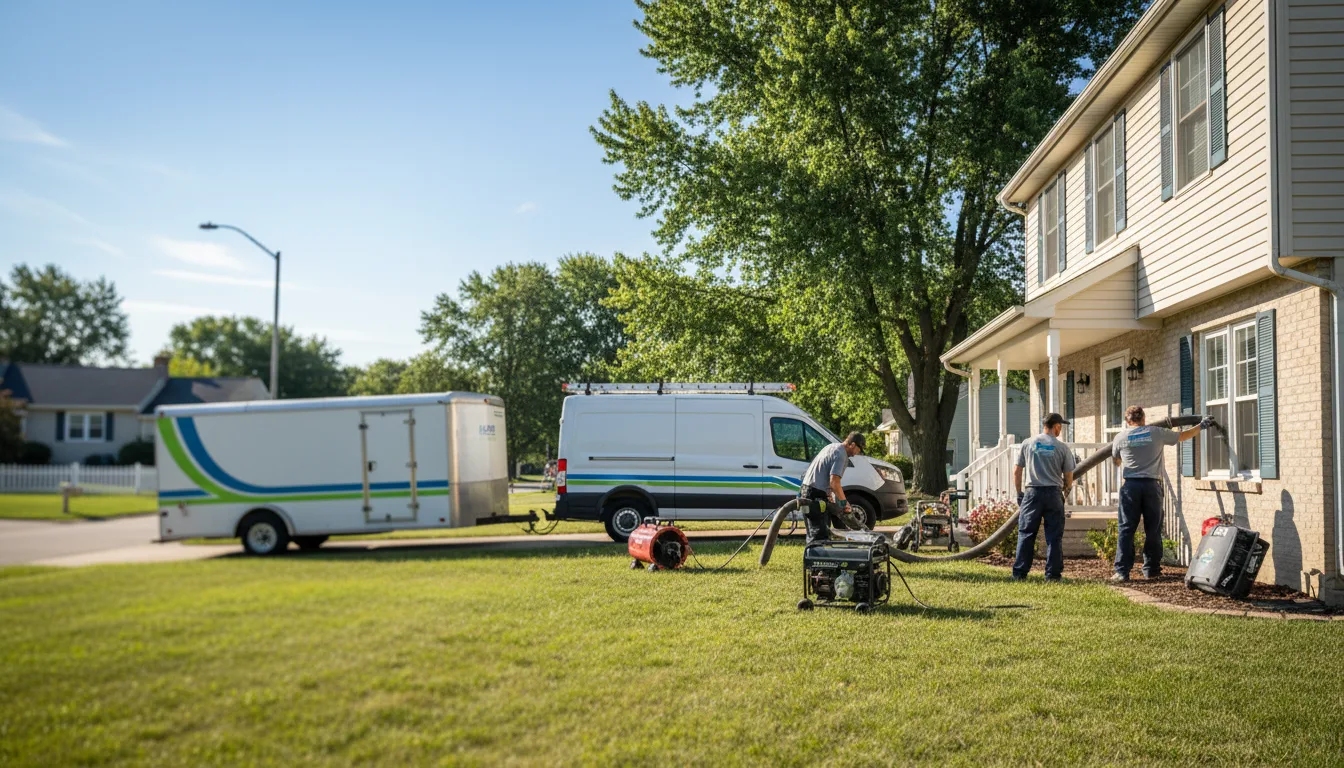 Flooded Basement Restoration And Cleanup With Repair in Gray, IA near me